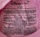 Disney Girls Rapunzel Flowers Graphic Pink Short Sleeve Shirt Size Small