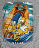 Anvil Youth Universal Studios Florida The Simpsons Gray Shirt Size Medium