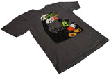 Disney Boys Mickey Mouse Halloween Fright Fully Fun Gray Shirt Size Medium
