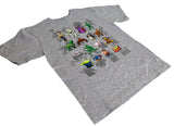 Disney Boys Toy Story Character Graphic Gray Short Sleeve Shirt Size Medium