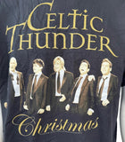 Anvil Men's Celtic Thunder Christmas 2010 Tour Black Short Sleeve Shirt Size L