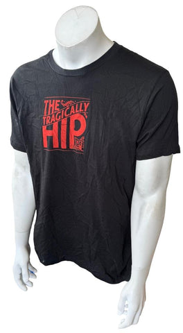 Tultex Men's The Tragically Hip Summer 2011 Black Short Sleeve Shirt Size Large