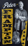 Anvil Men's Peter Frampton Tour 2011 Black Short Sleeve Shirt Size Large