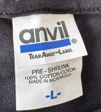 Anvil Men's Peter Frampton Tour 2011 Black Short Sleeve Shirt Size Large