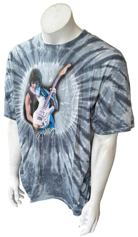 Anvil Chroma Zone Men's Jeff Beck 2011 Tour Tie Dye Short Sleeve Shirt Size XL
