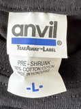 Anvil Men's Buddy Guy Living Proof 2011 Tour Black Short Sleeve Shirt Size Large