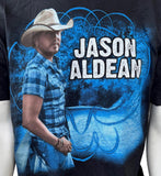 Anvil Men's Jason Aldean My Kinda Party Tour 2011 Black Shirt Size Large