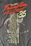 Anvil Men's Peter Frampton Tour 2011 Graphic Black Short Sleeve Shirt Size Large