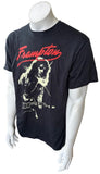 Anvil Men's Peter Frampton Tour 2011 Graphic Black Short Sleeve Shirt Size Large
