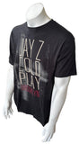 Tultex Men's Jay-Z & Coldplay Brooklyn 2012 Black Short Sleeve Shirt Size Large