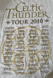 Anvil Men's Celtic Thunder It's Entertainment Tour 2010 White Shirt Size Large