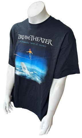 Gildan Men's Dream Theater A Dramatic Turn Of Events 2011 Black Shirt Size XL