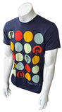 American Apparel Men's Maroon 5 2013 Tour Navy Short Sleeve Shirt Size Medium