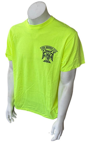 Four Horsemen NYC Men's Graphic Green Short Sleeve Shirt Size Large
