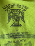 Four Horsemen NYC Men's Graphic Green Short Sleeve Shirt Size Large