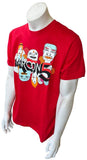 American Apparel Men's Maroon 5 Graphic Red Short Sleeve Shirt Size Large