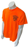 Four Horsemen NYC Men's Graphic Orange Short Sleeve Shirt Size Large