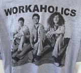 True Nation Men's Workaholics Graphic Gray Short Sleeve Shirt Size XL