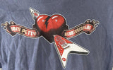 Authentic Pigment Men's Tom Petty & The Heartbreakers Navy Shirt Size Large