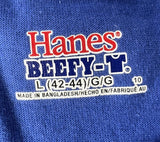 Hanes Men's Disney Cruise Line Mickey & Friends Blue Shirt Size Large
