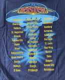 Gildan Men's Boston Tour 2012 Graphic Navy Short Sleeve Shirt Size Large