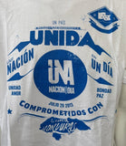 Anvil Men's Honduras Una Nacion En Un Dia 2013 Graphic White Shirt Size Large