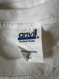 Anvil Men's Honduras Una Nacion En Un Dia 2013 Graphic White Shirt Size Large