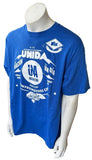 Anvil Men's Honduras Una Nacion En Un Dia 2013 Graphic Blue Shirt Size XL