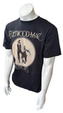 Anvil Men's Fleetwood Mac Rumours Graphic Black Short Sleeve Shirt Size Medium