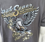 Anvil Men's Bob Seger & The Silver Bullet Band Tour 2013 Gray Shirt Size Large