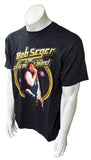 Anvil Men's Bob Seger & The Silver Bullet Band 2013 Tour Black Shirt Size Large