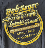 Anvil Men's Bob Seger & The Silver Bullet Band 2013 Tour Black Shirt Size Large