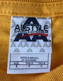 Alstyle Men's Playhouse Marble Run Graphic Orange Short Sleeve Shirt Size Small