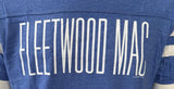 Alternative Men's Fleetwood Mac Graphic Blue Short Sleeve Shirt Size Large