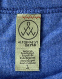Alternative Men's Fleetwood Mac Graphic Blue Short Sleeve Shirt Size Large