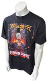 Anvil Men's Megadeth Sudden Death 2010 Tour Black Short Sleeve Shirt Size Large