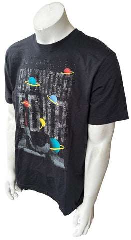 Nike Jordan Men's Six Rings Tour Galaxy Graphic Black Short Sleeve Shirt Size L
