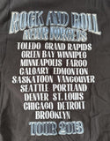 Anvil Men's Bob Seger & The Silver Bullet Band 2013 Tour Black Shirt Size Large