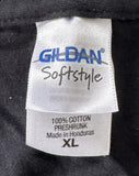 Gildan Men's Bob Seger & The Silver Bullet Band And Kid Rock Black Shirt Size XL