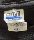 Anvil Men's Charlie Sheen Violent Torpedo Of Truth Tour 2011 Black Shirt Size XL