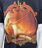 Anvil Men's Chris Rene Young Homie Tour 2012 Graphic Black Shirt Size Large