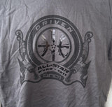 And1 Men's Driven All-Star Weekend 2011 Graphic Gray Short Sleeve Shirt Size L