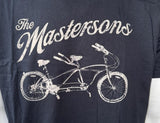 Gildan Men's The Mastersons Bicycle Graphic Black Short Sleeve Shirt Size Large
