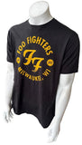 Men's Foo Fighters Tour 2012 Milwaukee, WI Black Shirt Size Large