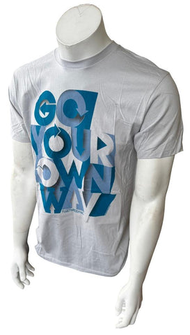 Alstyle Men's Fleetwood Mac Go Your Own Way Graphic Gray Shirt Size Medium