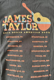 Gildan Men's James Taylor 2012 North American Tour Black Shirt Size Small