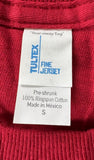 Tultex Men's James Taylor Rinfrescare Suoni Dato 1968 Red Shirt Size Small