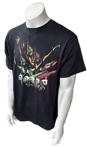 Anvil Men's Toots And The Maytals Graphic Black Short Sleeve Shirt Size Large