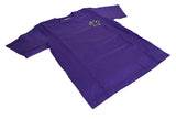 Anvil Girls Southern Belle Graphic Purple Short Sleeve Shirt Size Large