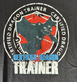 Anvil Youth How To Train Your Dragon Certified Dragon Trainer Black Shirt Size L